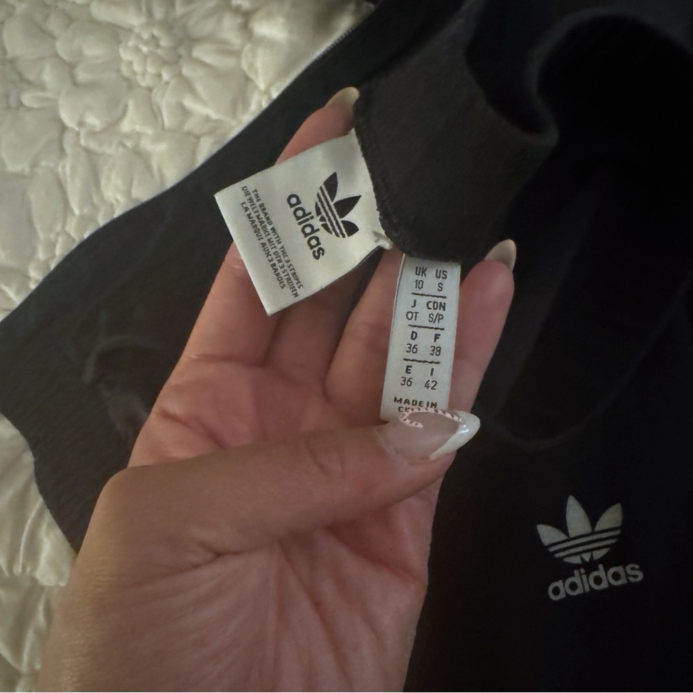 Adidas Originals Black Panelled Track jacket with Matching Leggings - Picture 7 of 8